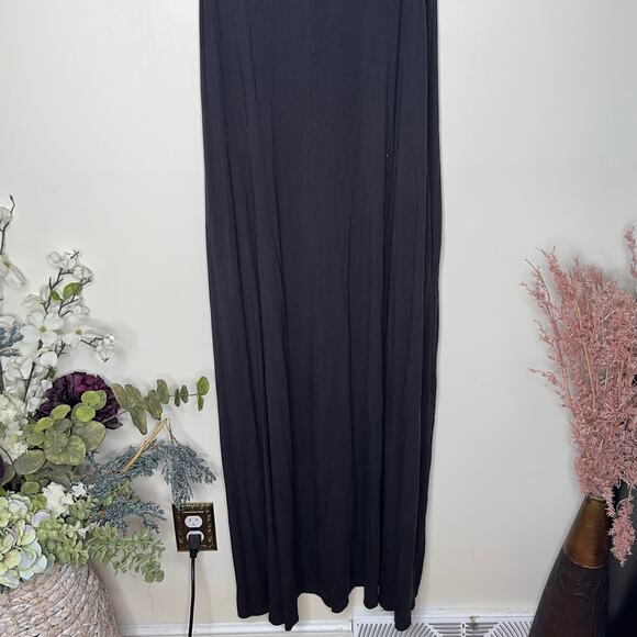 UNIVERSAL STANDARD Athena Divine Jersey Maxi Dress Black Sz 10/12 {A24} - Picture 5 of 7